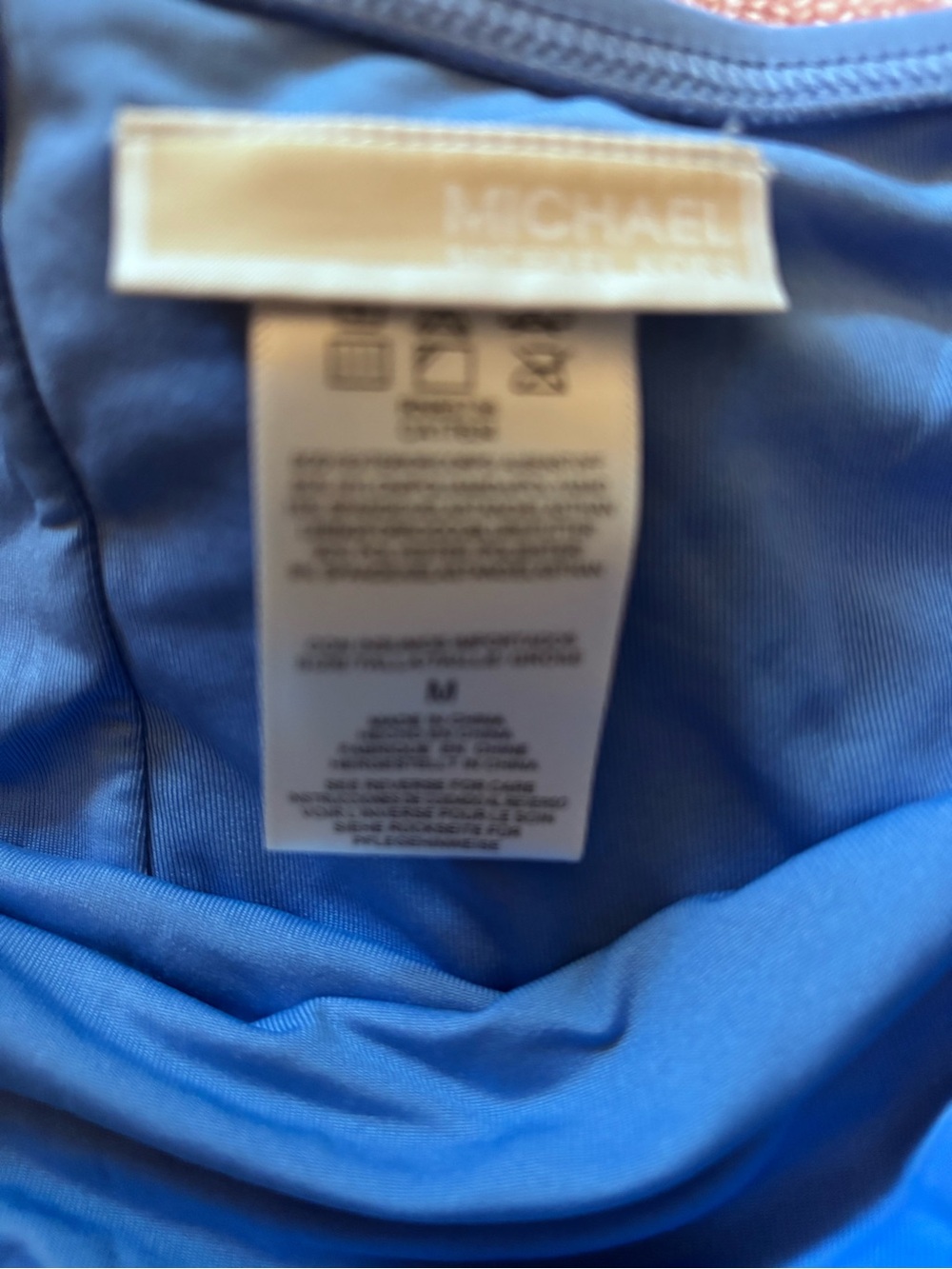 Michael Kors Light Blue Two-Piece Bandeau Swim Bikini Set - Picture 6 of 6